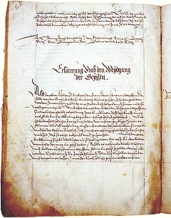 Schiedsspruch, Embrach, 1551