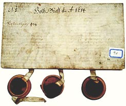 Holzbrief Otelfingen, 1614
