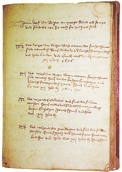 Rechnungsbuch Thalwil, um 1600 angelegt