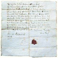 Testament Grossmünster, 1698